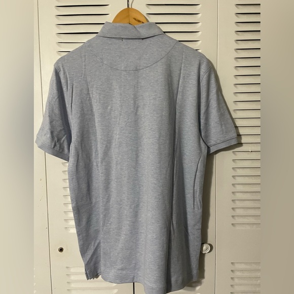 BANANA REPUBLIC LUXURY TOUCH PERFORMANCE MEN'S POLO LIGHT BLUE SIZE M - Picture 9 of 15